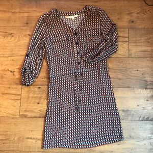 Max Studio Printed long sleeve dress